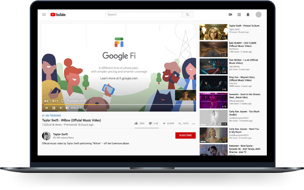 広告画面 イメージ