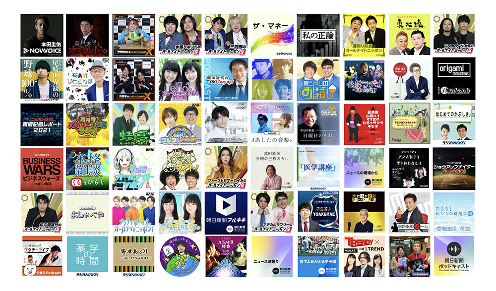 ラジオ局と連携した音声番組のポッドキャスト制作支援